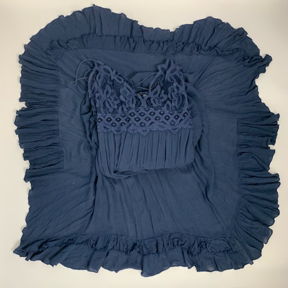 Free People Navy Maxi Dress - Picture 5 of 15